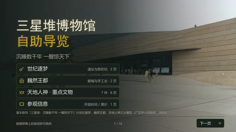 三星堆博物馆自助导览